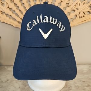 Navy Blue Callaway Golf Cap Silver Flash Logo
